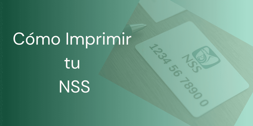 Nss Signig Cómo Imprimir tu NSS (Número de Seguridad Social) Emitido por el IMSS ...